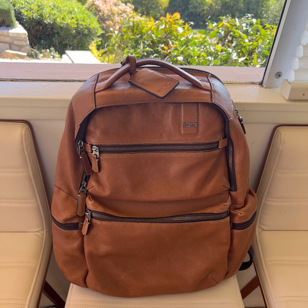 TUMI Beacon Hill Revere Brief Leather Backpack *SOLD*